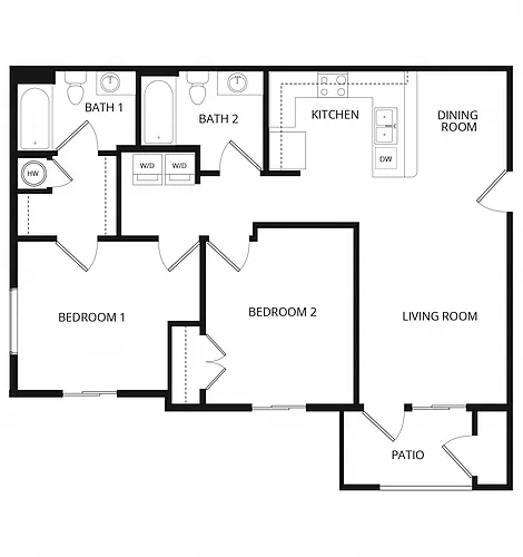 Floor plan Marksburg