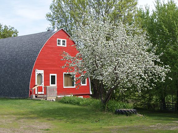 Restored wood barn 