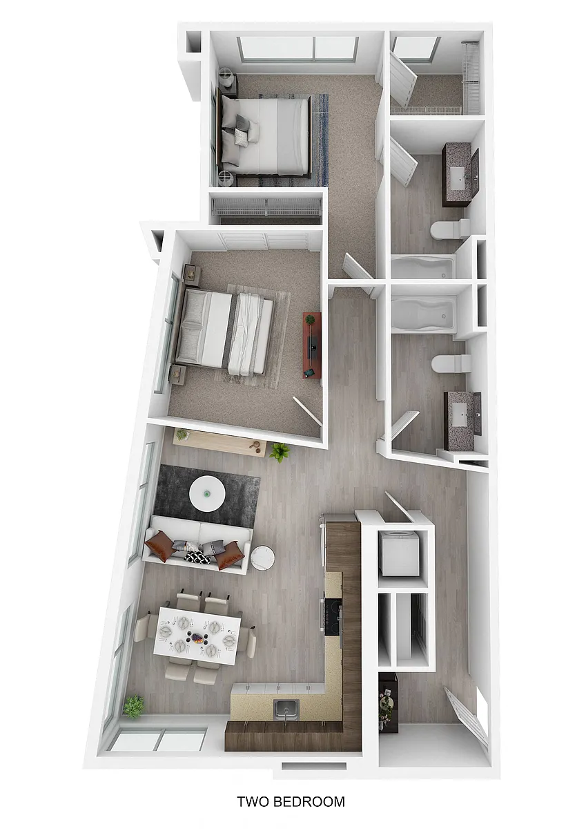 Floor plan 2 Bedroom