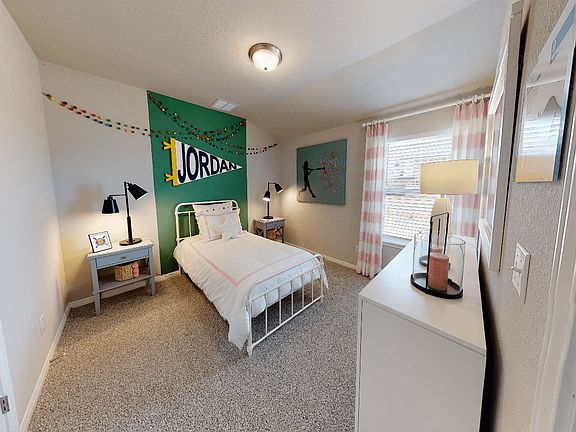 Secondary bedrooms are perfect for the kids.