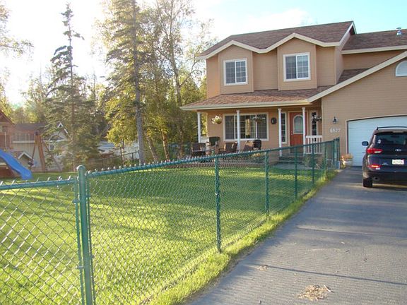 Front yard fully fenced. 