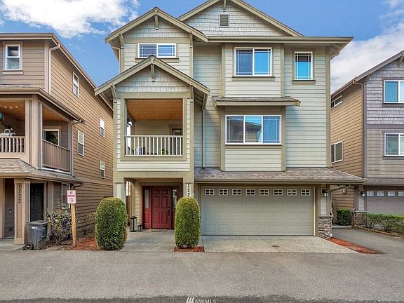 Front of House and 2 car garage