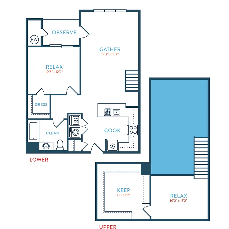 Floor plan 1152 Tea House A11 Loft