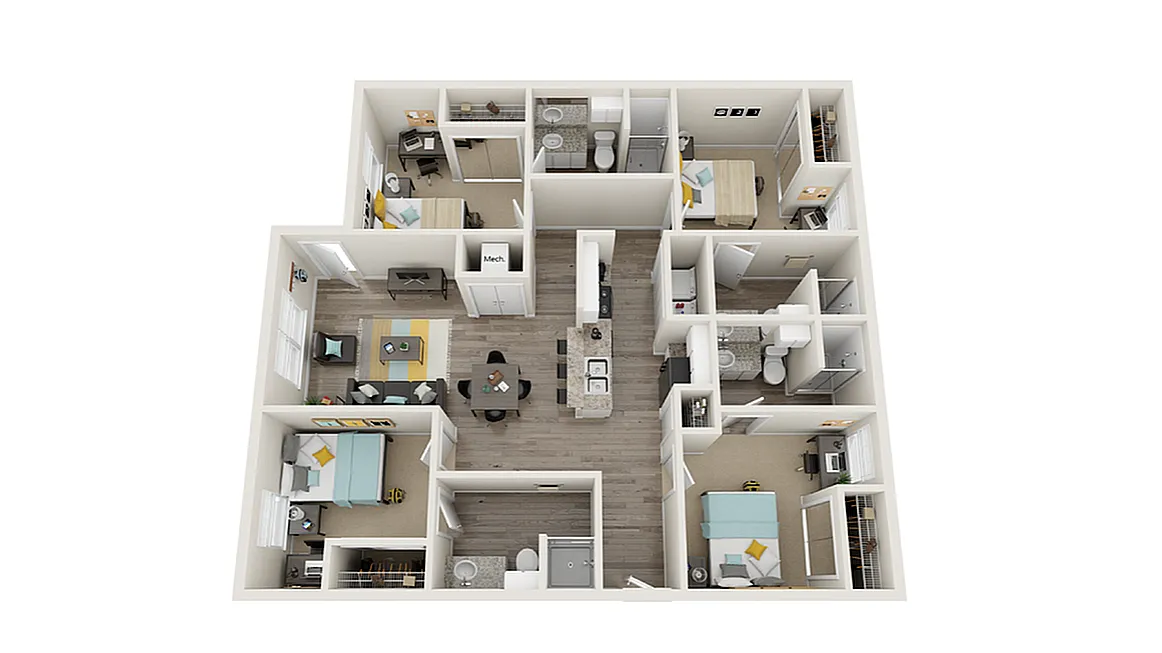 Floor plan The Reggie Renovated