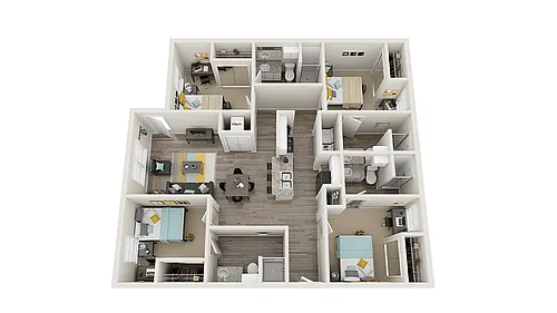 Floor plan The Reggie Renovated