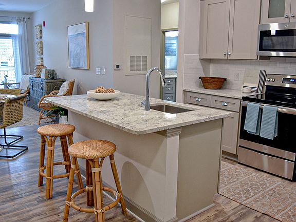 Kitchen Island with Breakfast Bar