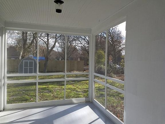 Screened in back porch