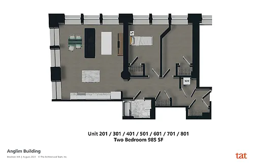Floor plan Two Bedroom