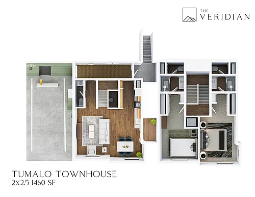 Floor plan Tumalo w/Covered Parking + Storage