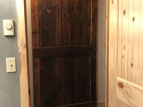 Laundry room door. 