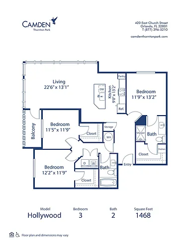 Floor plan Hollywood