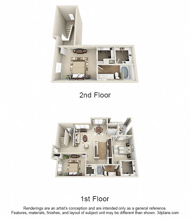 Floor plan Camden Townhome