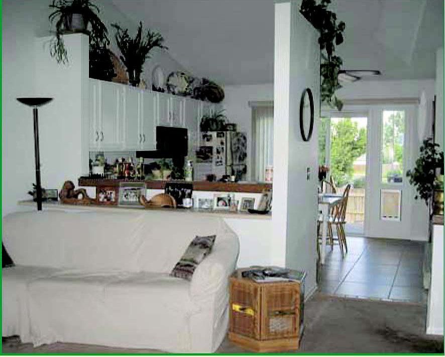 Inside looking toward kitchen