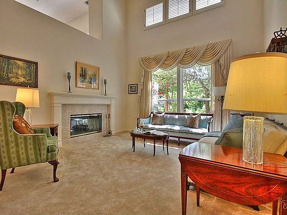 Formal Living Room w/ Soaring Ceiling