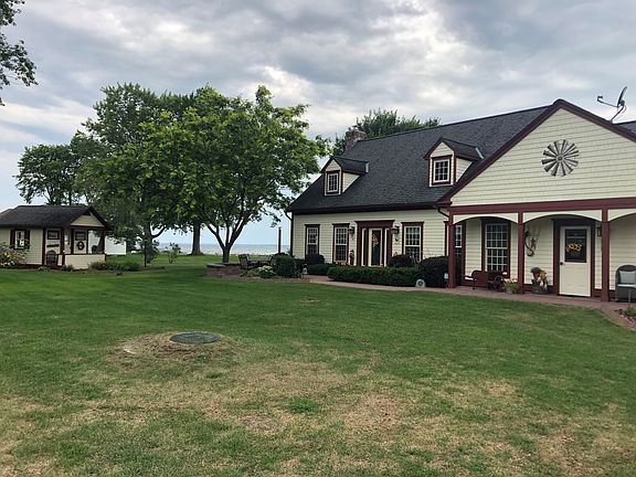 Beach house to the left