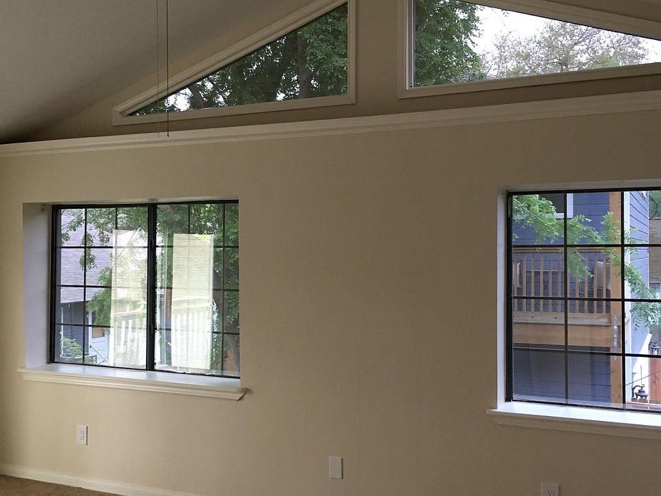 Master bedroom vaulted ceiling