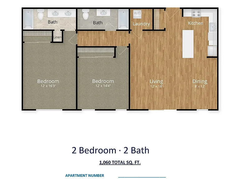 Two Bedroom Two Bathroom Two Bedroom Two Bathroom