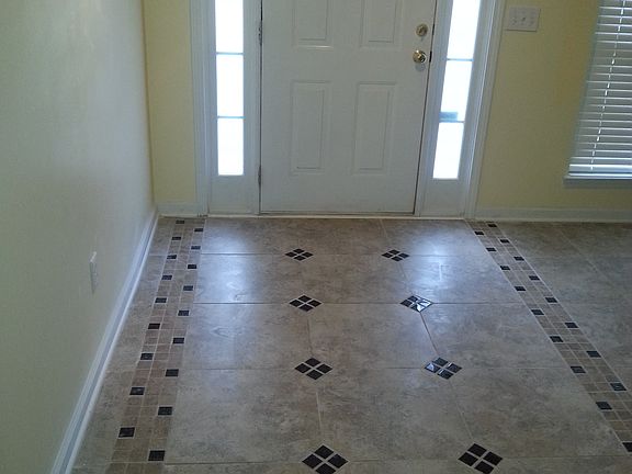 Front Entrance w/ Porcelain Tile
