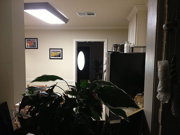 view from gameroom to kitche