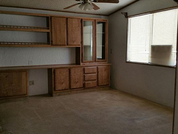 Dining room with built in hutch