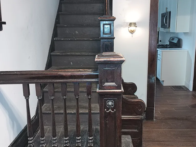 Stairs to second floor
