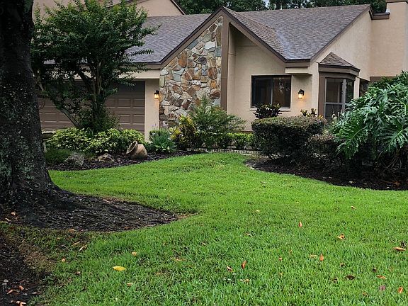 Outside view - lawn care included with rent
