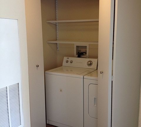 Full size washer and dryer