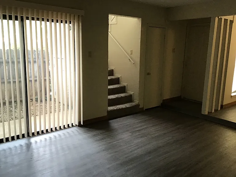 Two Bedroom downstairs with Luxury Vinyl Plank flooring