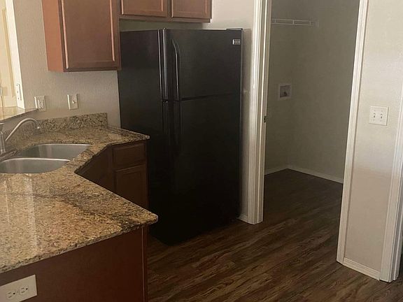 Kitchen area with pantry