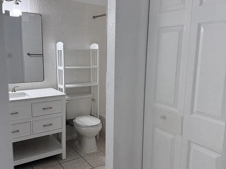 Bathroom with extra storage