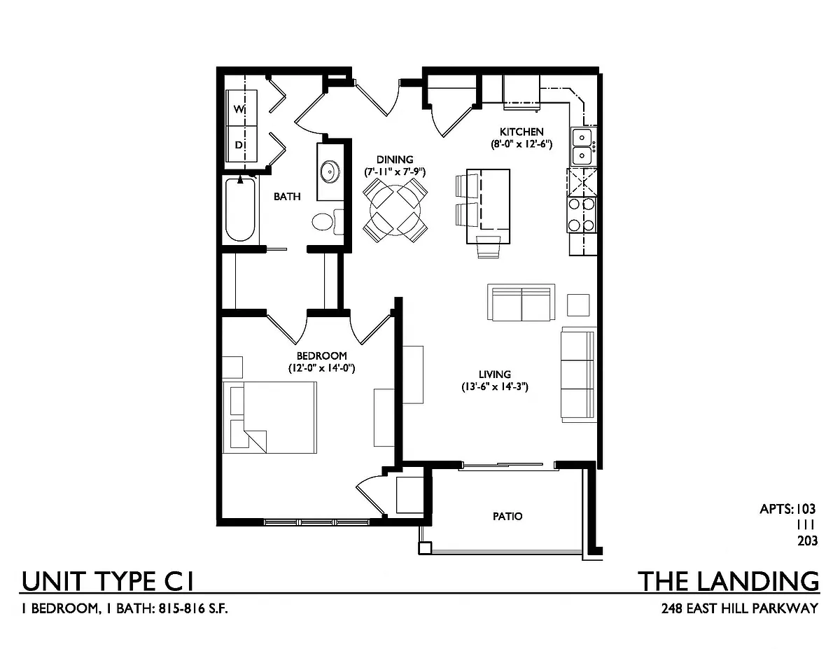 Floor plan C1