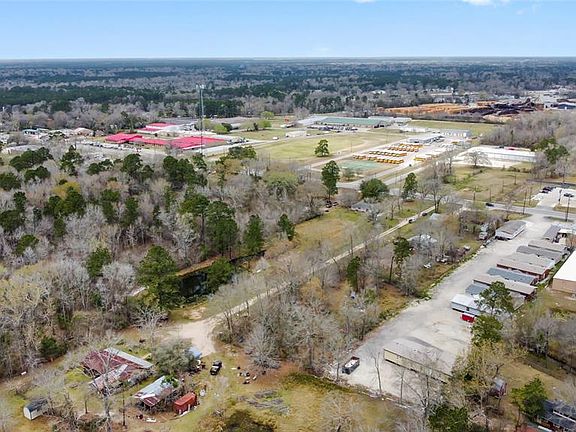 Aerial view looking North West.