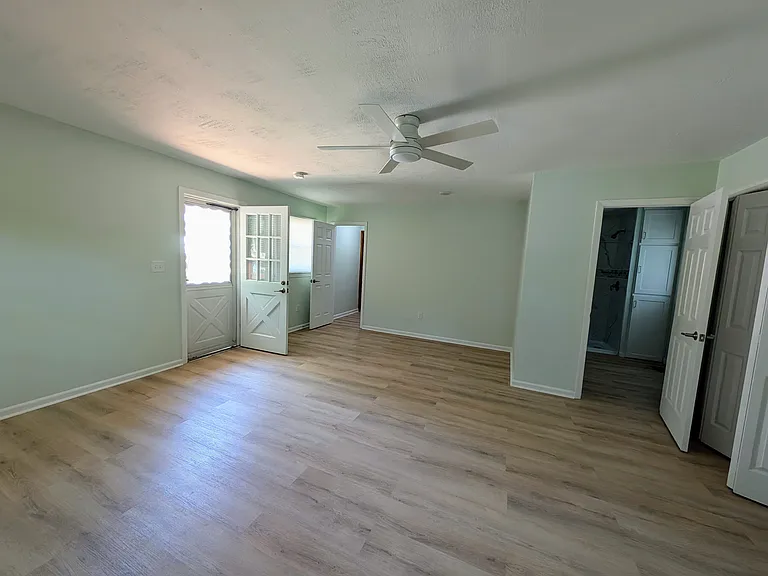 Master Bedroom looking toward the deck door
