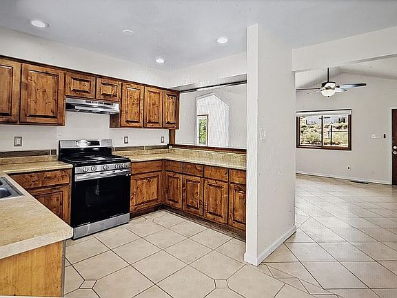 kitchen and living room