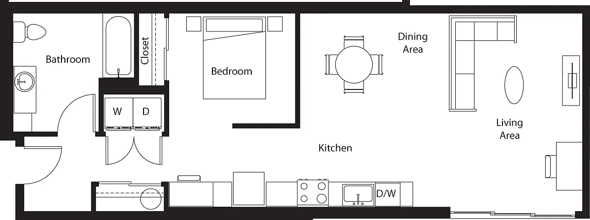 Floor plan Lake A1a