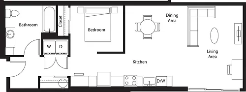 Floor plan Lake A1a