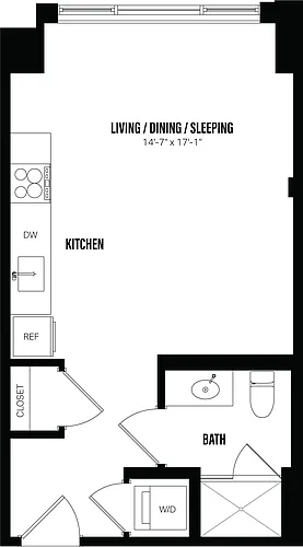 Floor plan Studio-A5
