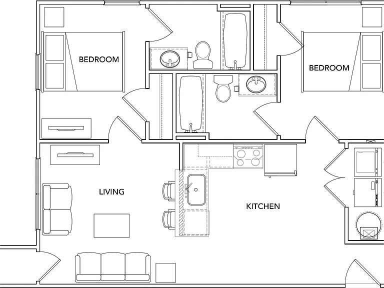 2BR-2BA-745-SF 2BR-2BA-745-SF