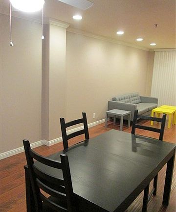 view of dining area and living room