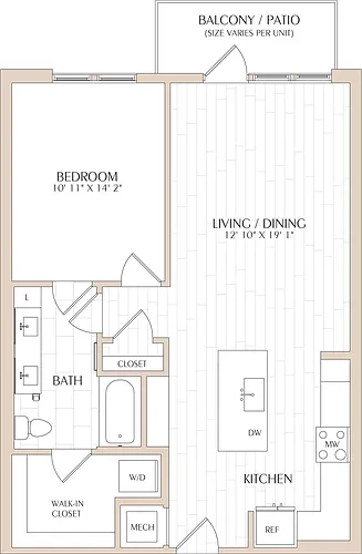 Floor plan A02D