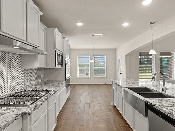 Striking open kitchen