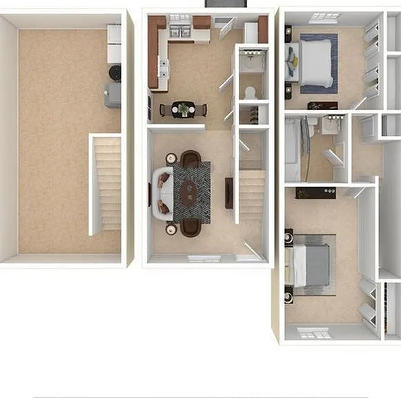 WaltonHeights 2BD 1.5Bath 930sqft WaltonHeights 2BD 1.5Bath 930sqft