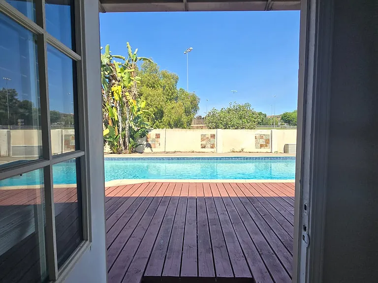 Entrance to the patio from master bedroom