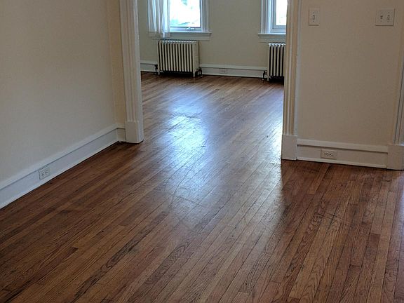 Living room showing front den or office