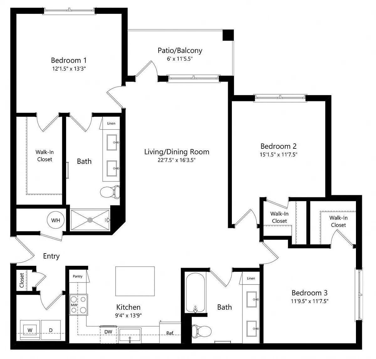 Floor plan PIPER C2