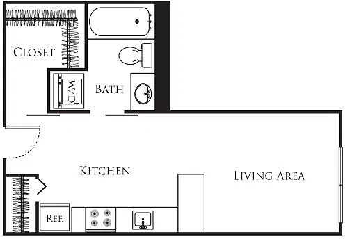 Floor plan Micro Studio - A5