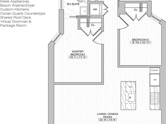 2nd image of 445 W 21st St APT 2F