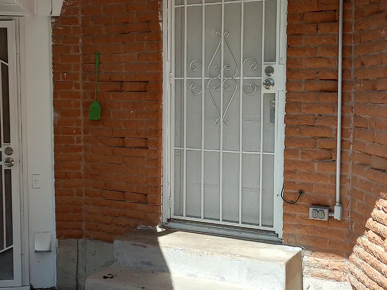 Side exit off of the Den