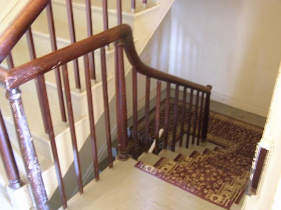 Stairs to street