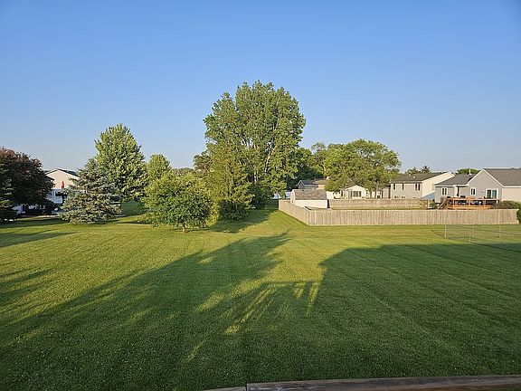 Large backyard